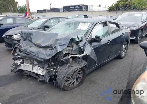 2017 Honda Civic Ex z USA, uszkodzony, nr VIN 2HGFC2F77HH532565